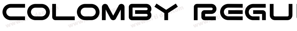 Colomby Regular字体转换